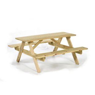 Lesly Childrens Pine Picnic Table By Sol 72 Outdoor