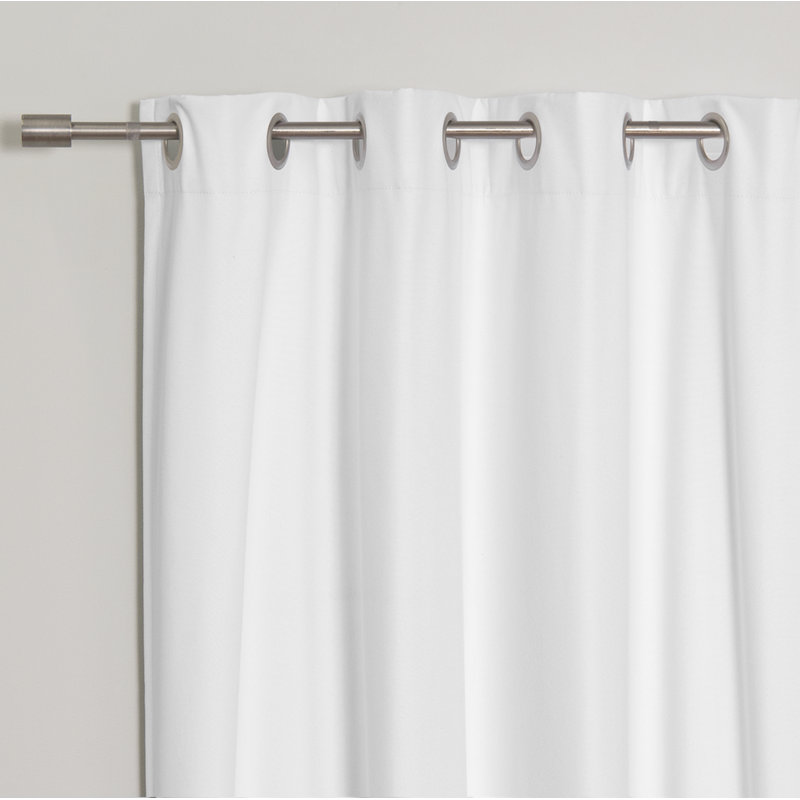 Red Barrel Studio Leach Solid Color Max Blackout Thermal Grommet Curtain Panels Reviews Wayfair