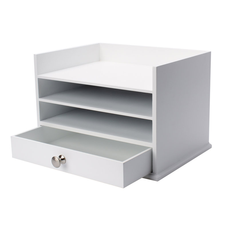 Mercer41 Posada Decorative Wood Letter Tray Desktop Organizer Reviews Wayfair