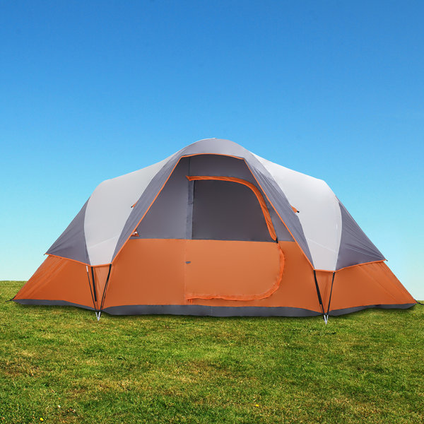 Furniture Friend Extended Dome Tent Camping 9 Person Weatherproof Durable With Carry Bag 16 X 8 X 72 Reviews Wayfair