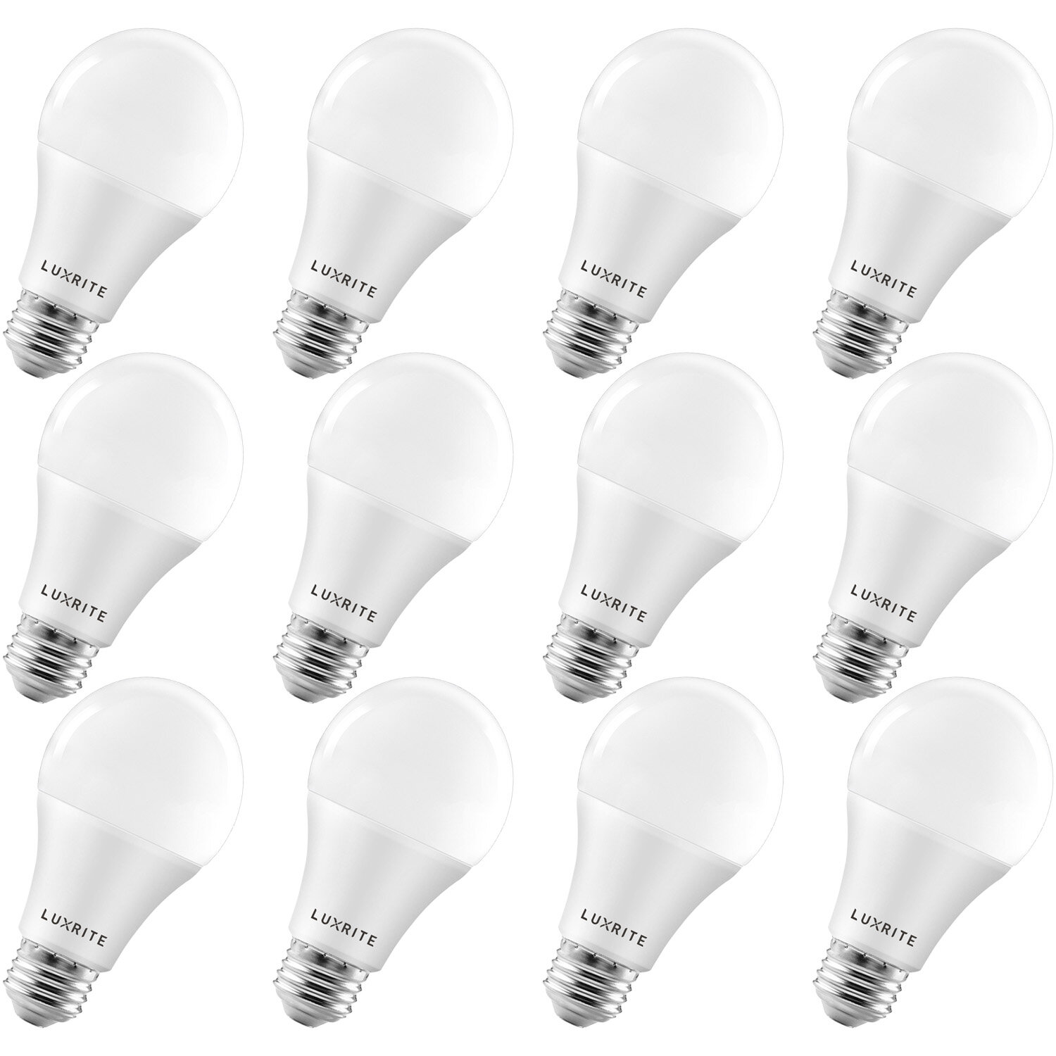 A19 Dimmable Light 1600Lumen E26 Equivalence 100W 50 pcs15W 3000K LED Bulb 