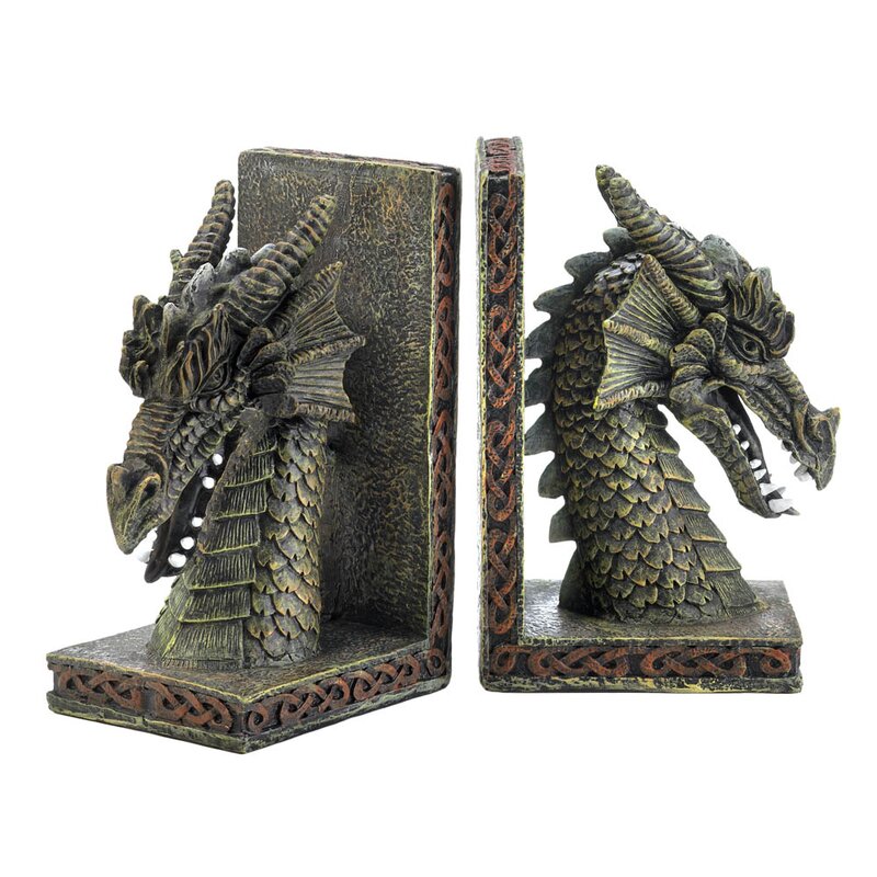 dragon bookends