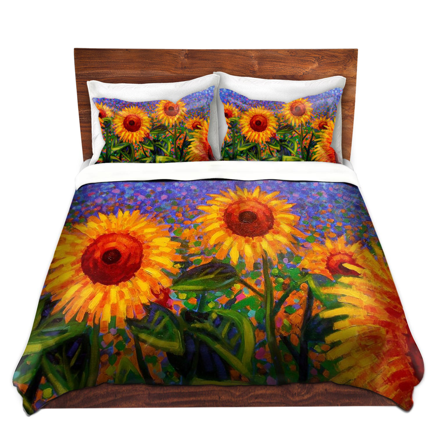 East Urban Home Sunflowers Duvet Cover Set Wayfair