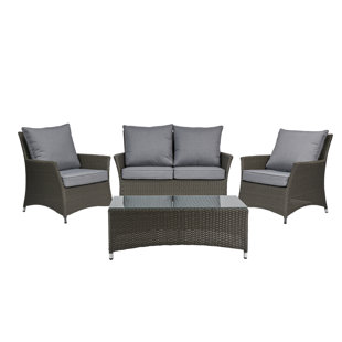 Grey Rattan Garden Wayfair Co Uk