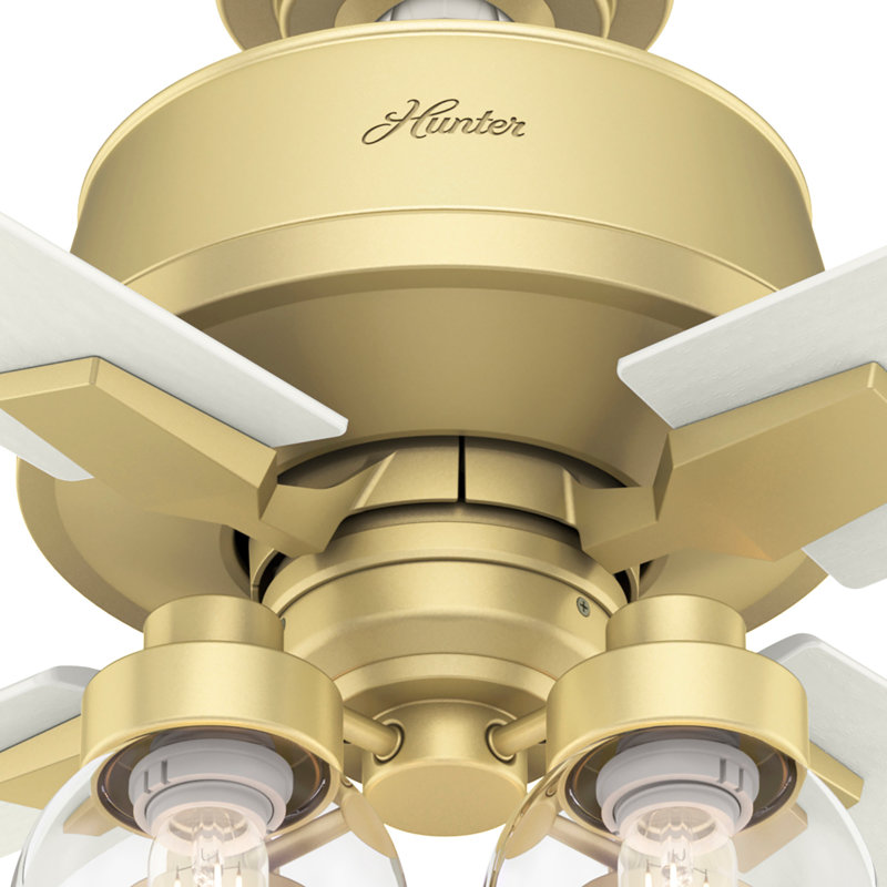 modern brass ceiling fan