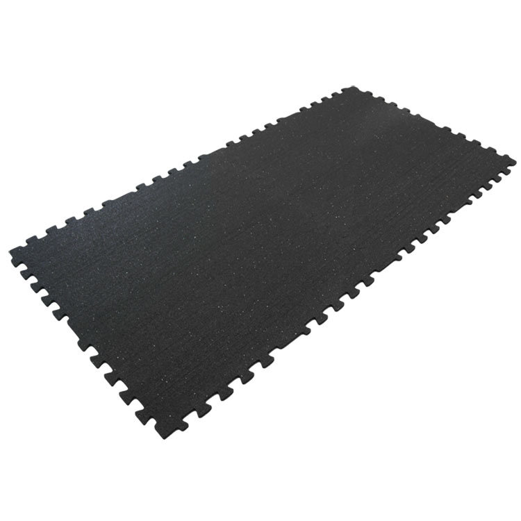 Rubber Cal Inc Eco Drain Interlock Garage Flooring Tiles In Black Wayfair