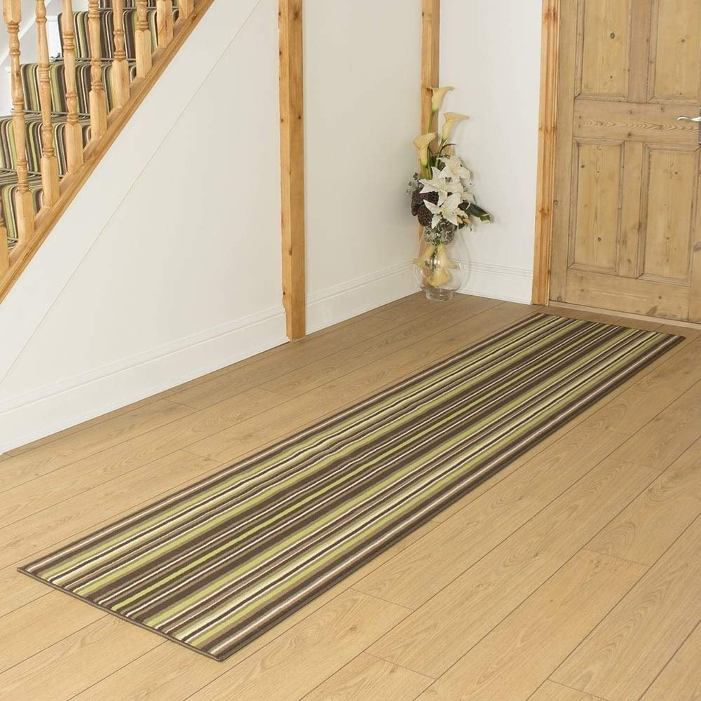Ainsley Tufted Green Hallway Runner Rug