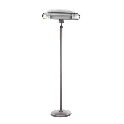 Alta Halogen 1500 Watt Electric Patio Heater Fire Sense