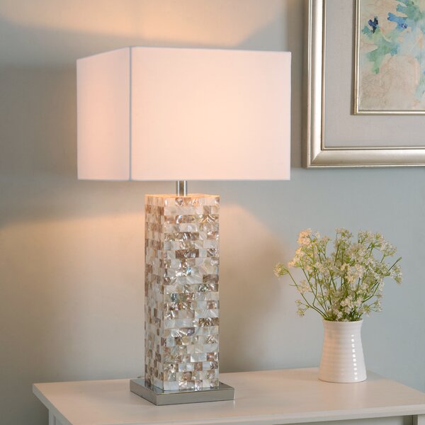 mother of pearl buffet lamp