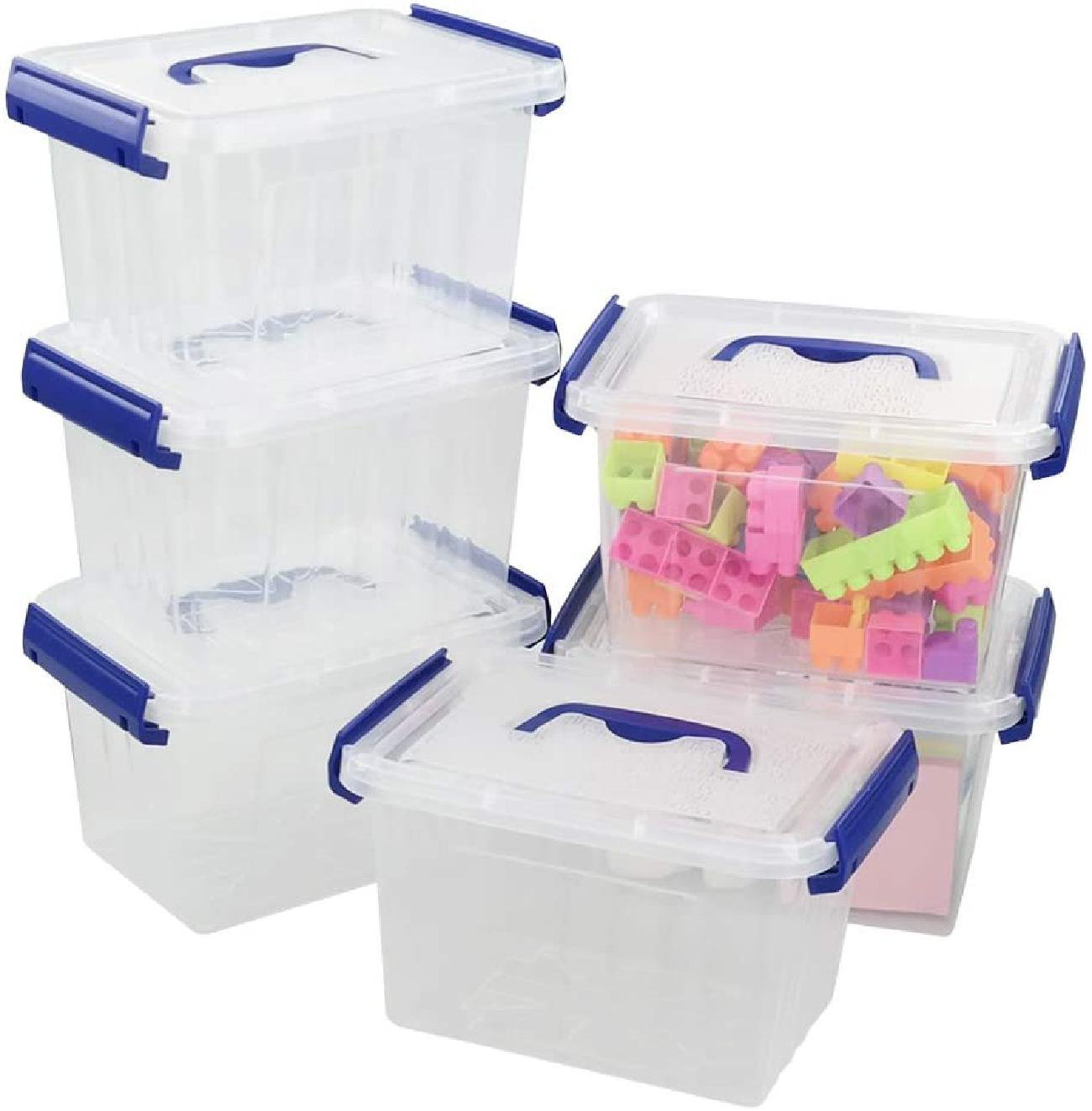 small plastic tote with handle