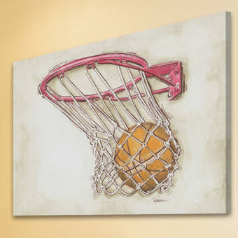 Harriet Bee Montesino Slam Dunk Canvas Art Wayfair