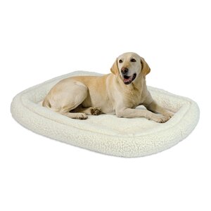 Quiet Time Deluxe Fleece Double Bolster Bed