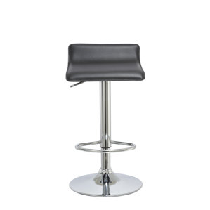 Kovacs Adjustable Height Swivel Bar Stool by Orren Ellis