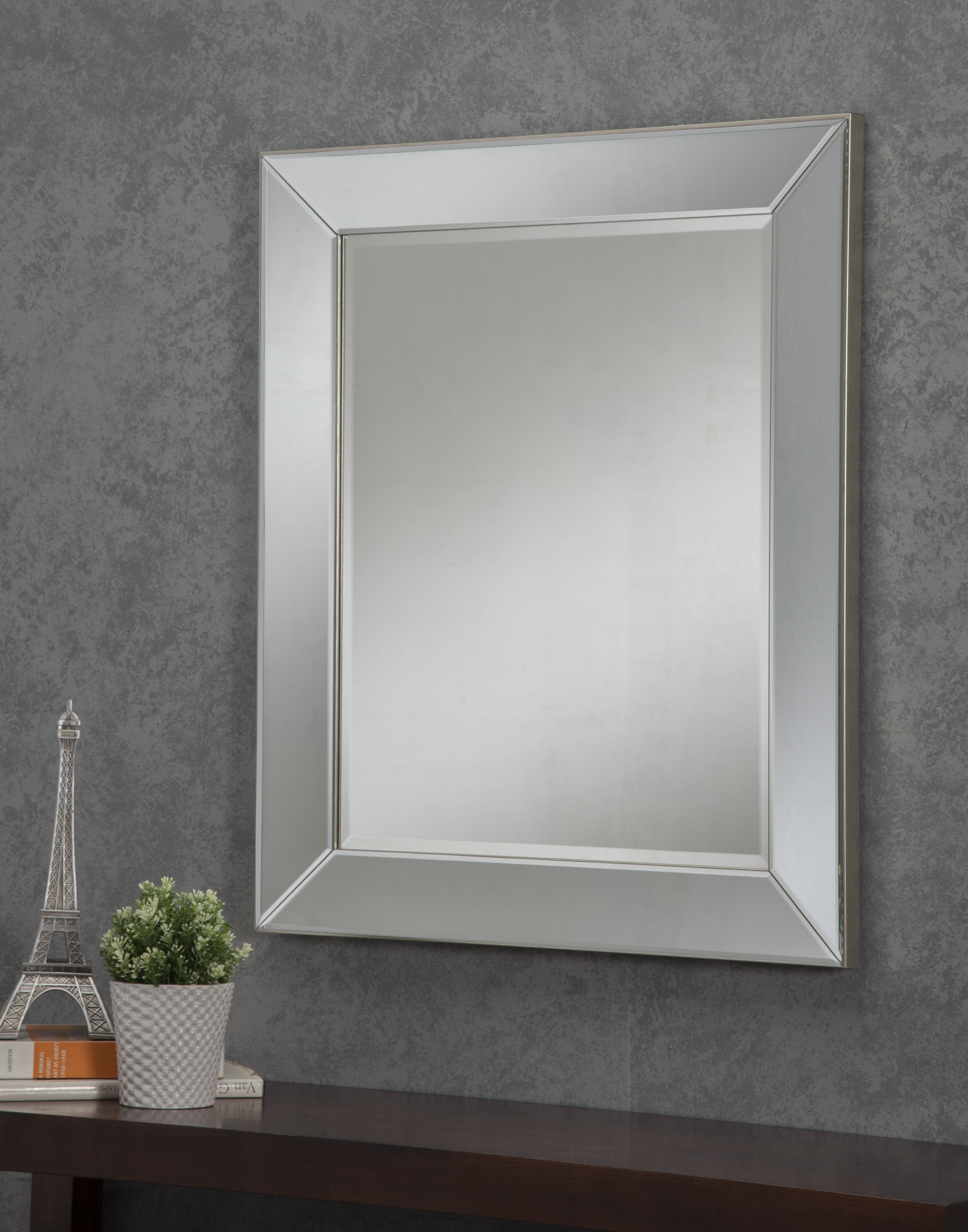 Rectangular Bathroom Wall Mirror Vanity Mirror Makeup Mirror Modern Aluminum Frame Mirror Decorative Mirror For Bedroom Living Room Hallway Wall Mounted Vanity Mirrors Home Kitchen Rayvoltbike Com