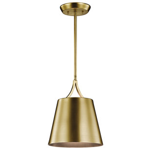 Go to store & view more images Brompton 1-Light Cone Pendant by Willa Arlo Interiors