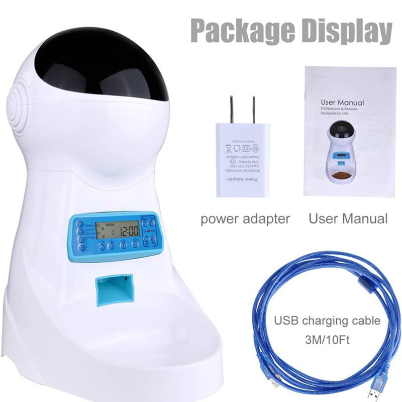 homdox automatic pet feeder manual