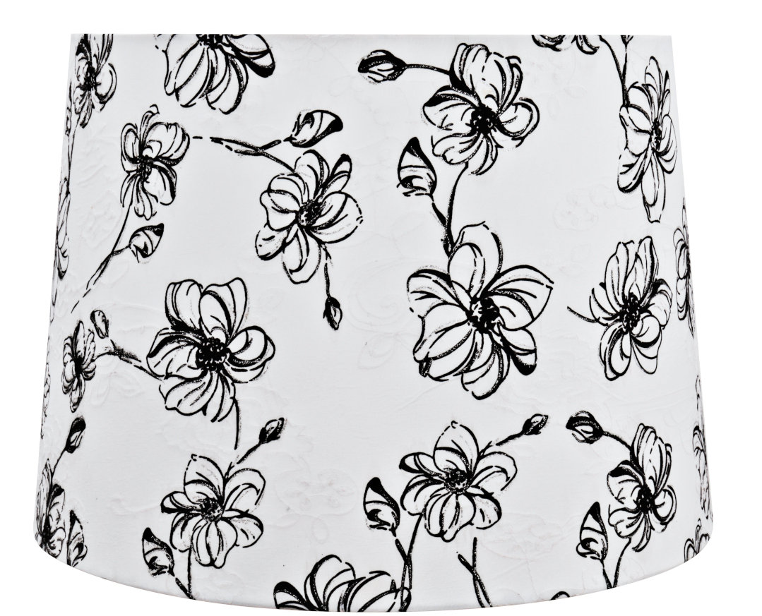 black and white lamp shades