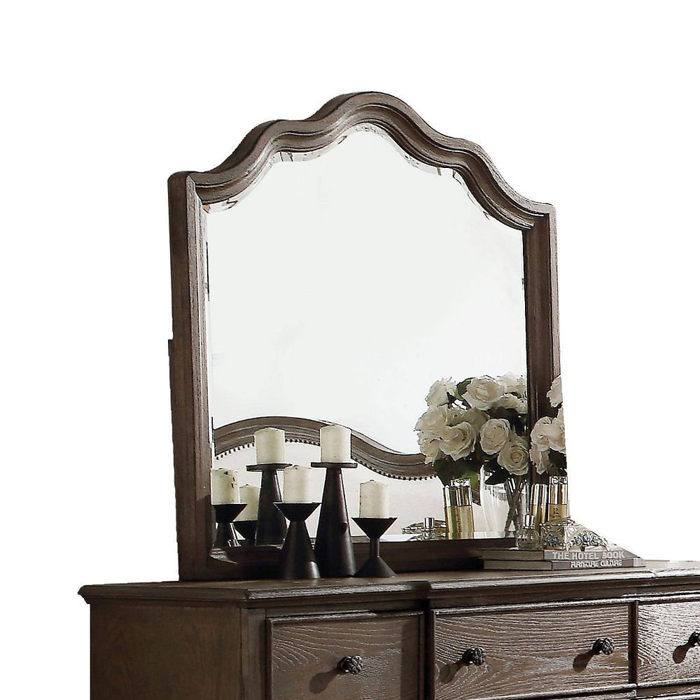 Canora Grey Kaison Arch Wood Dresser Mirror Wayfair