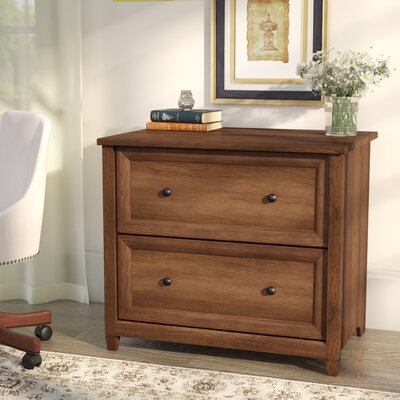 Three Posts Lamantia 2 Drawer Lateral Filing Cabinet Color Auburn