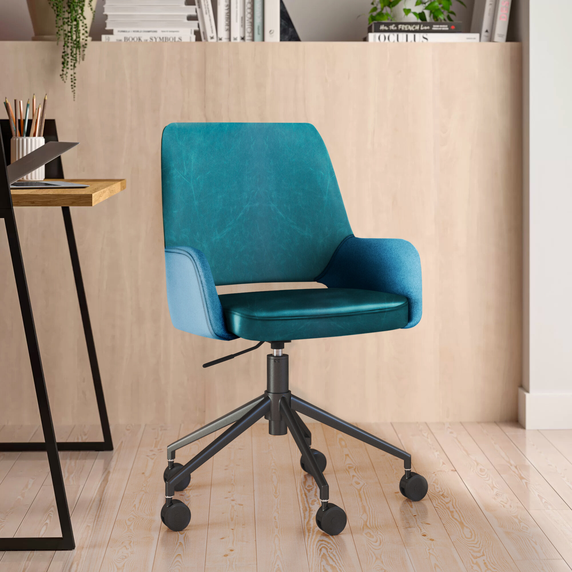 leonardo leather task chair