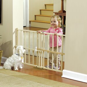 GuardMaster III Wood Slat Pressure Pet Gate