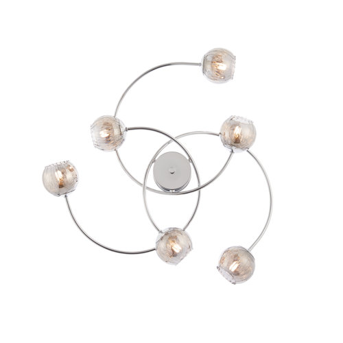 Katz 6-Light Semi Flush Mount Metro Lane