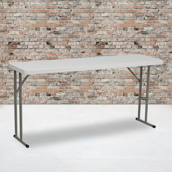 Lot of 3 6ft Training Room Classroom Folding Tables 