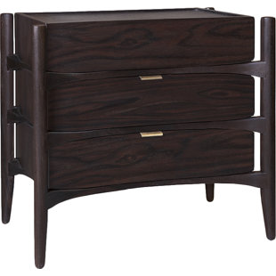 Go to store & view more images Emerson 3 Drawer Nightstand by Brownstone Furniture