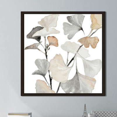 'Mint Ginko Stems I' Acrylic Painting Print