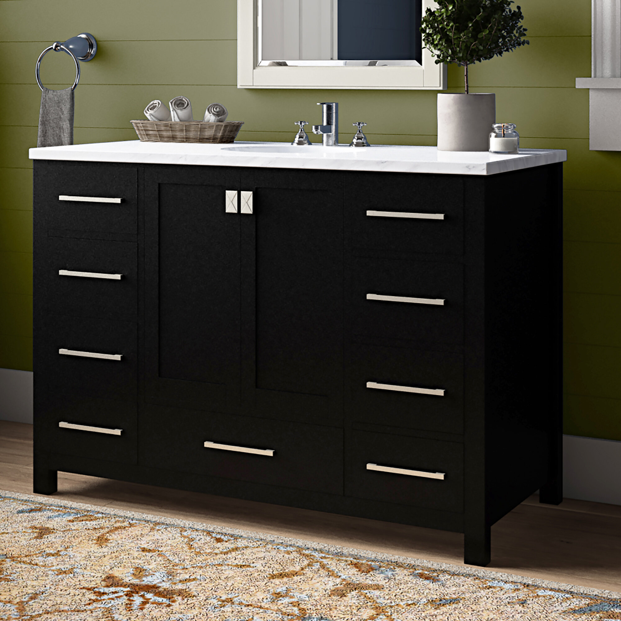 48 Inch Black Bathroom Vanities Youll Love In 2021 Wayfair