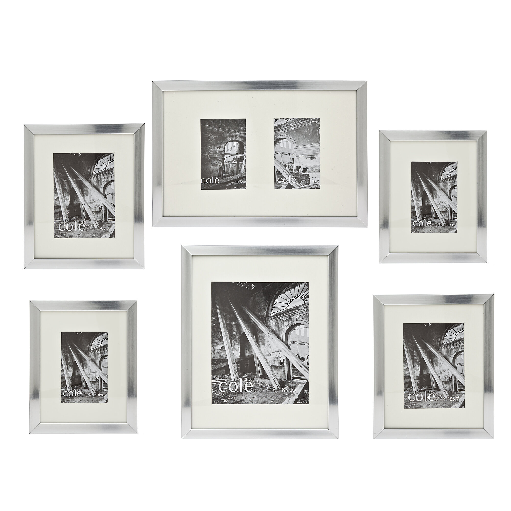 Gallery Wall Set Silver Picture Frames You Ll Love In 2021 Wayfair
