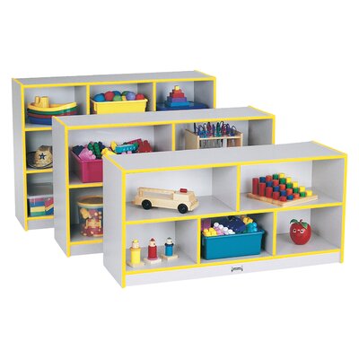 Rainbow Accents 5 Compartment Shelving Unit With Casters Jonti