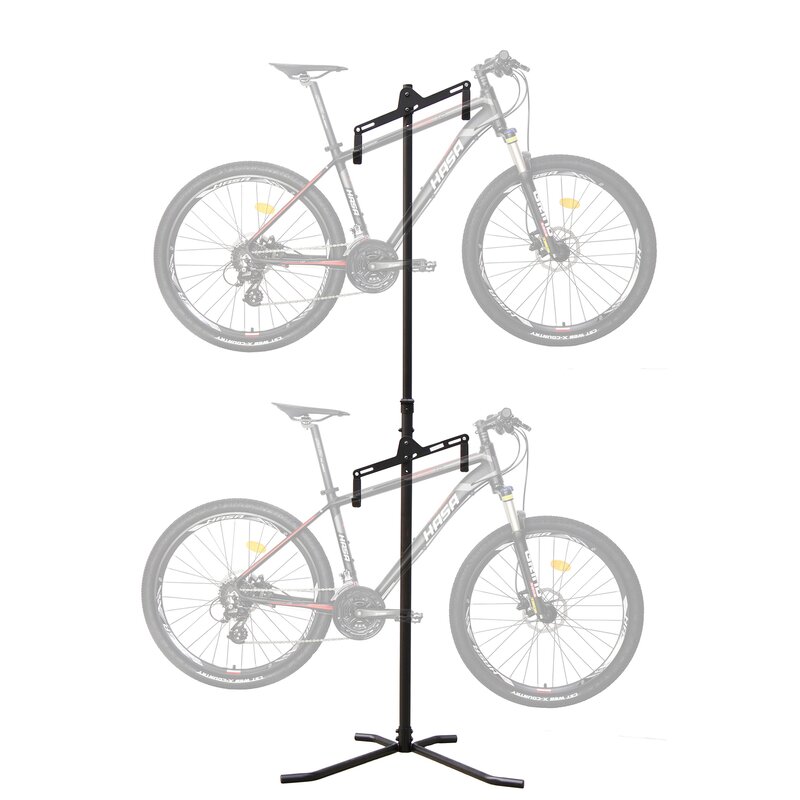 freestanding vertical bike rack