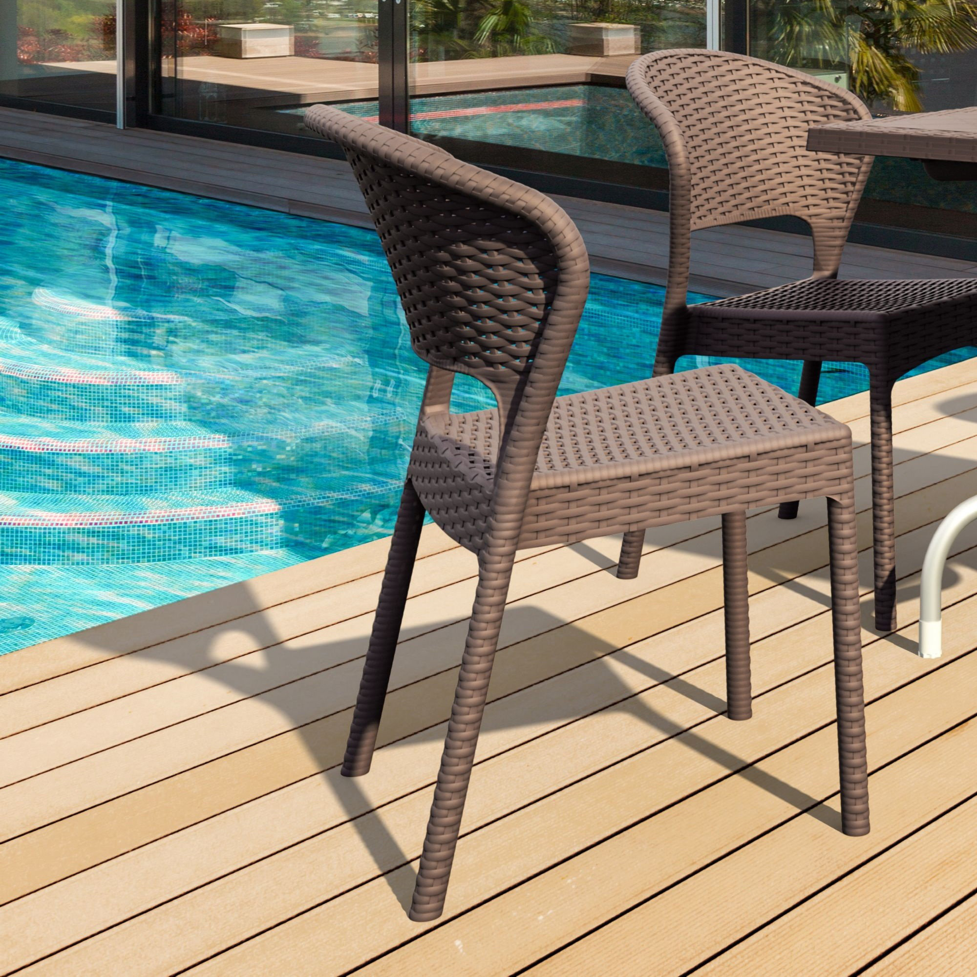 Ketterman Stacking Patio Dining Chair