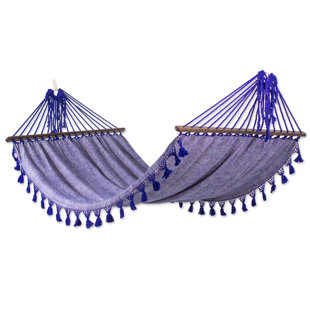 Go to store & view more images 'Fair Trade Take Me to the Sky' Tree Hammock by Novica