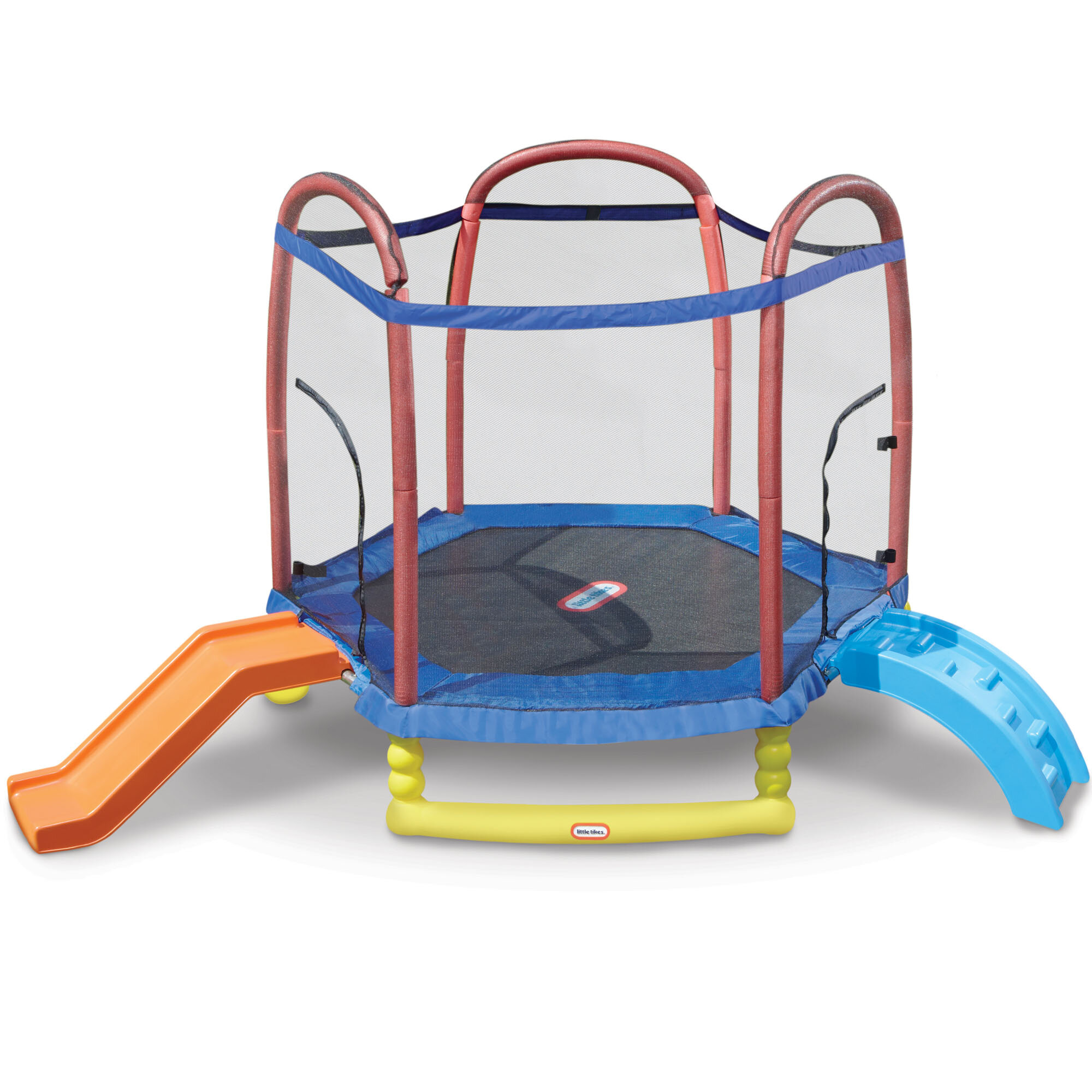 7 Climb N Slide Trampoline With Safety Enclosure