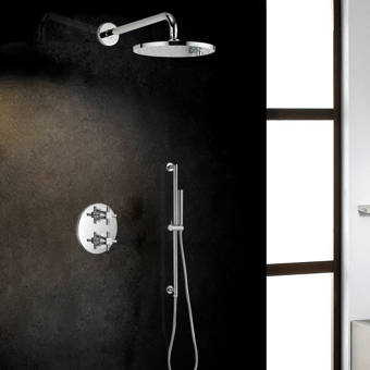 Fontanashowers Thermostatic Complete Shower System With Rough In Valve Wayfair