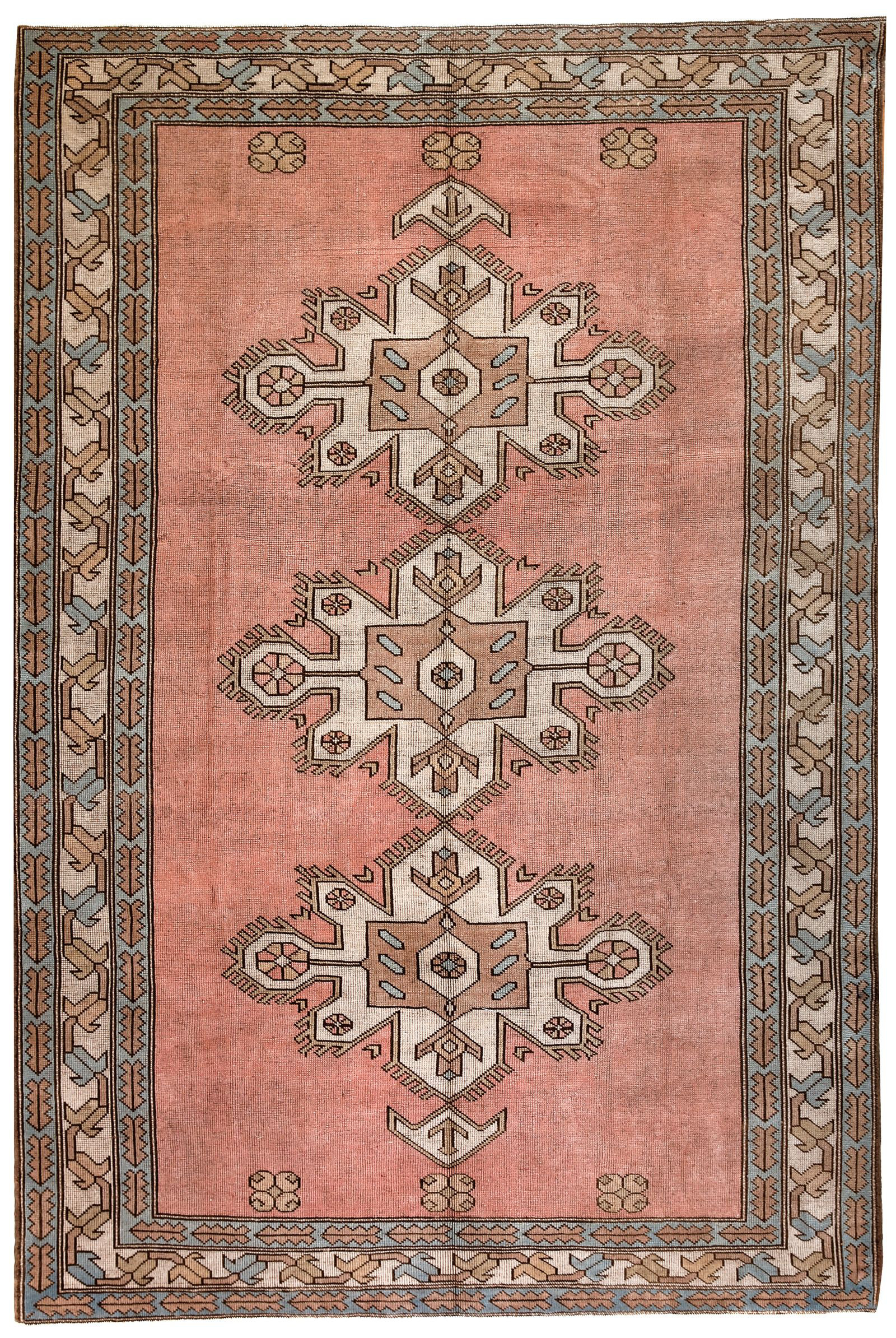 Foundry Select Bhavith Handmade Handwoven Wool Pink And Beige Rug Wayfair