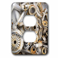 3dRose LSP_243033_1 Steampunk Heart with Clocks and Gears Golden Design Single Toggle Switch 3dRose LSP_243033_1 Steampunk Heart with Clocks and Gears Golden Design Single Toggle Switch