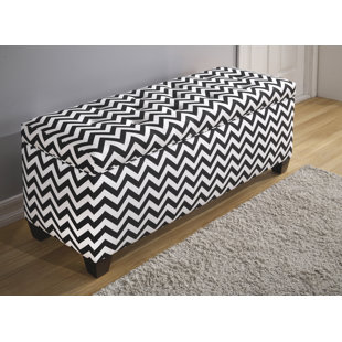 Peyser 10 Button Upholstered Storage Bench