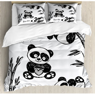 panda comforter baby