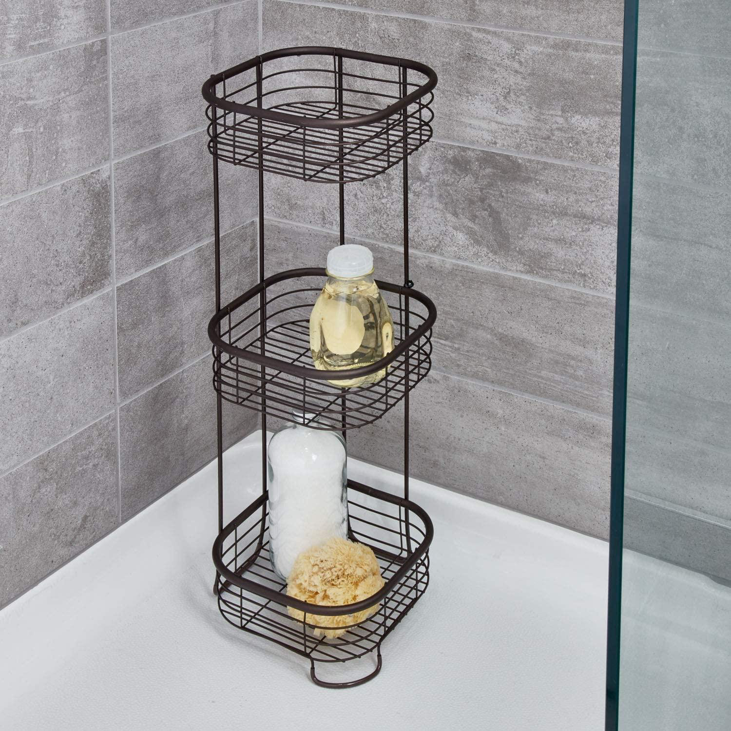 Rebrilliant Callium Freestanding Stainless Steel Shower Caddy & Reviews