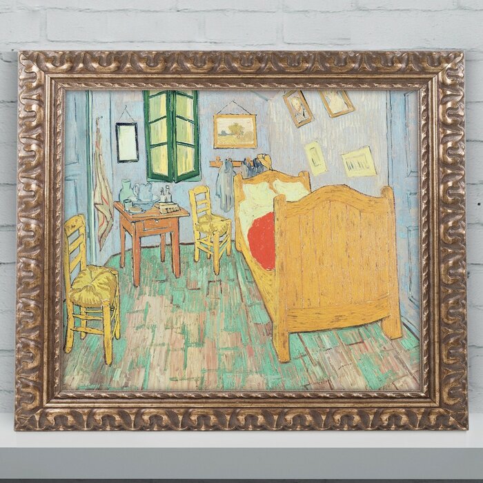 Van Gogh S Bedroom At Arles By Vincent Van Gogh Framed Painting Print
