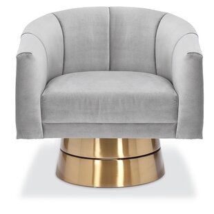 Lafrance Swivel Barrel Chair By Everly Quinn