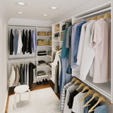 66" W - 114" W Closet System Walk-In Sets