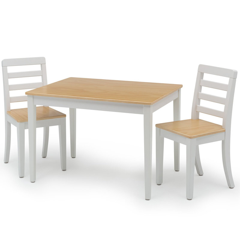 melissa and doug wooden table and chair set