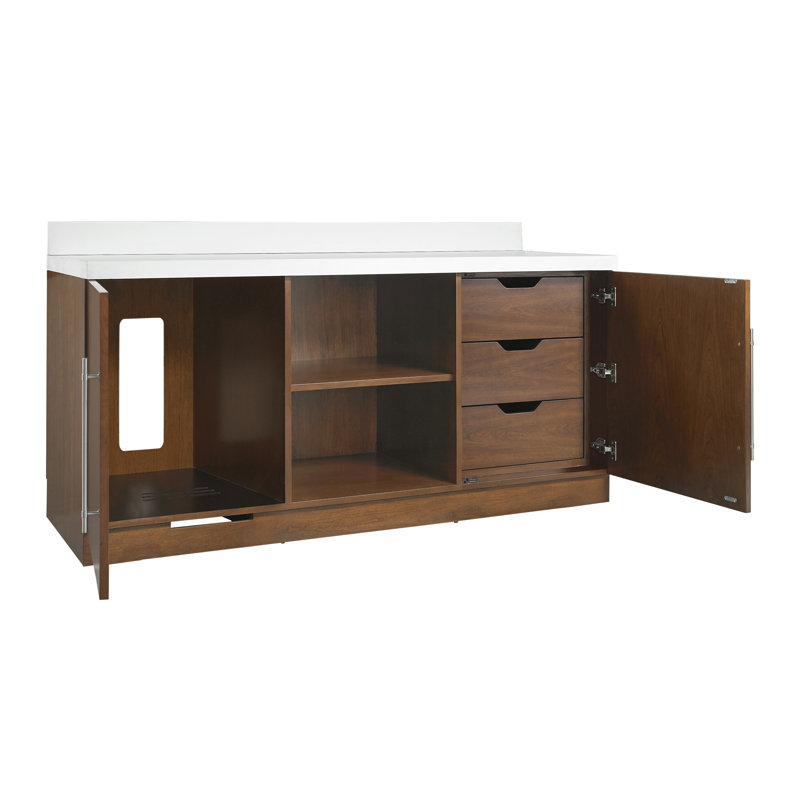Samuel Lawrence Hospitality Berjen 3 Drawer Microfridge Cabinet