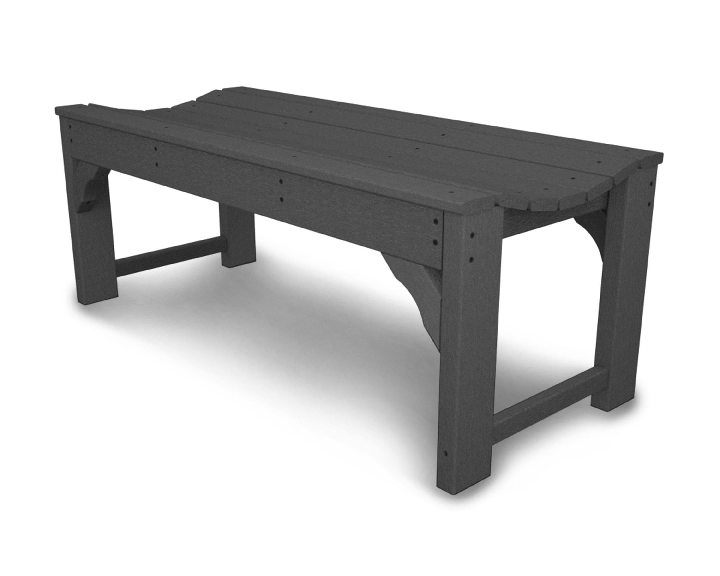 POLYWOOD® Traditional Garden Backless Bench & Reviews Wayfair