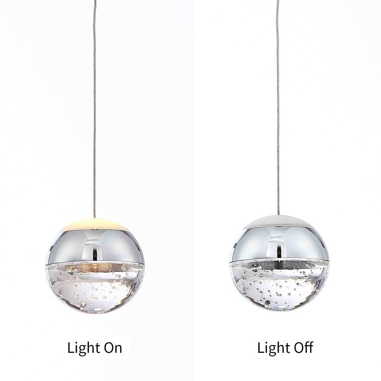 Modern Bubble Crystal Ceiling LED Light Kitchen Bar Pendant Lamp Bar Lighting