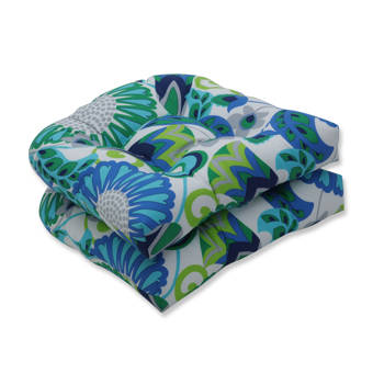 Bay Isle Home Vada Opal Reversible Indoor Outdoor Rocking Chair Cushion
